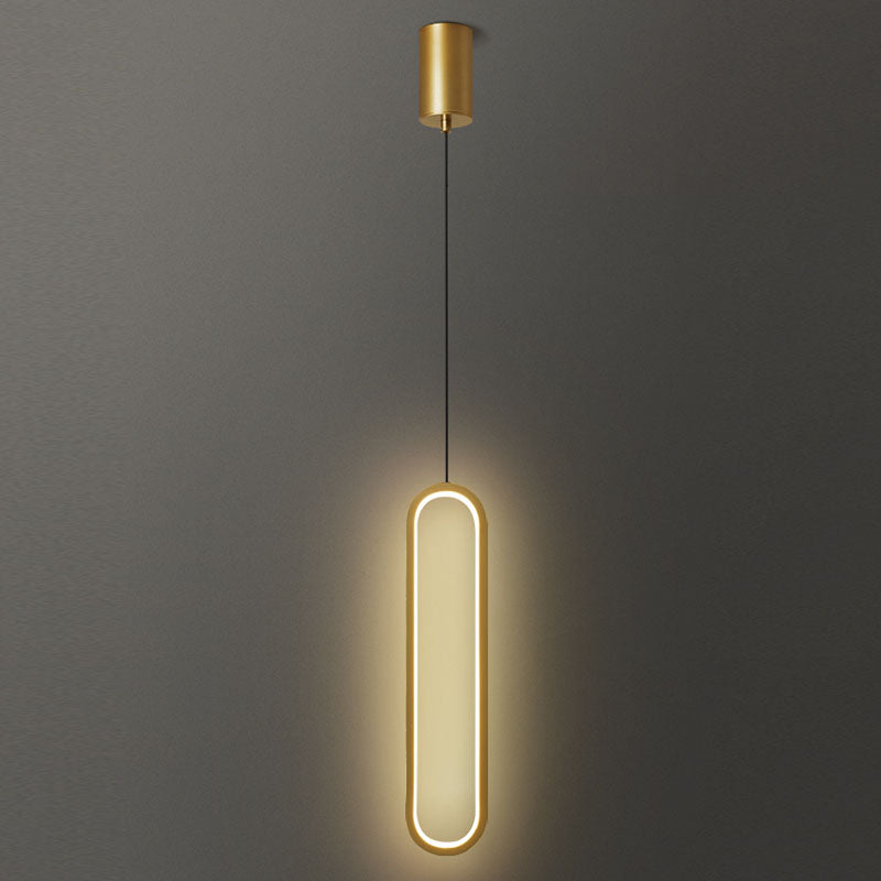 Metall geometrische Deckenhängung Licht moderner Stil 1-Licht-Anhänger Beleuchtungskörper