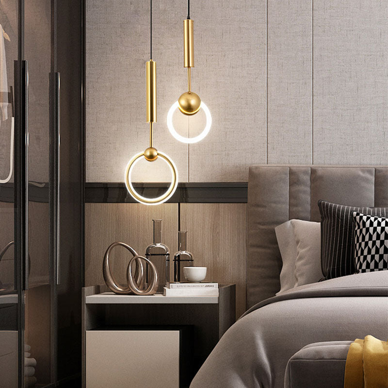 Iluminación colgante lineal minimalista, silicona de lujo colgante de silicona para sala de estar