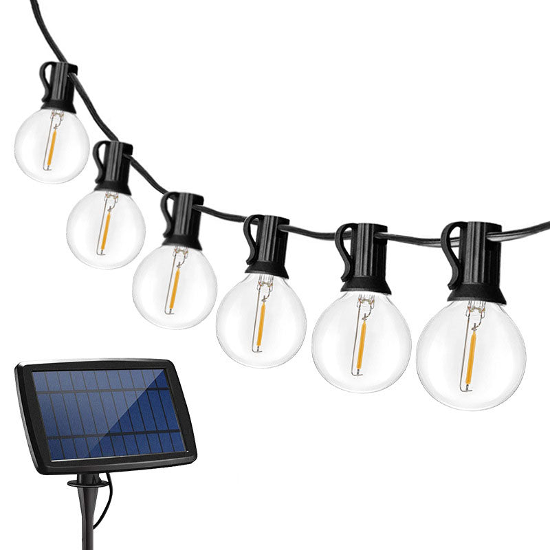 Solar Energy LED Rope Light Modern Global Outdoor Plastic Black Light Post