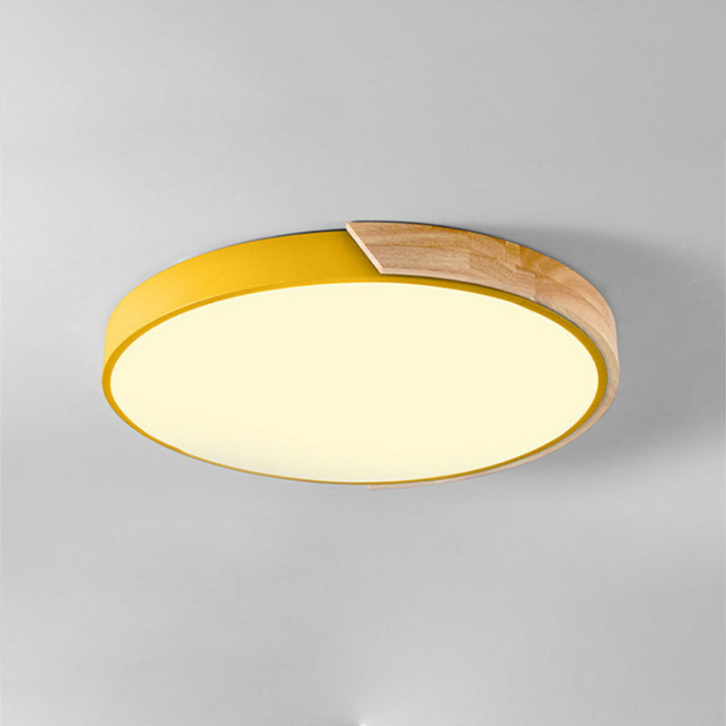 Child Bedroom Living Room Nordic Ceiling Mount Light Macron LED Overhead Lighting