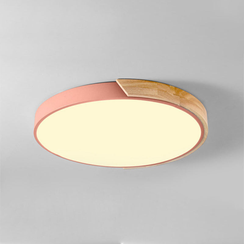 Child Bedroom Living Room Nordic Ceiling Mount Light Macron LED Overhead Lighting