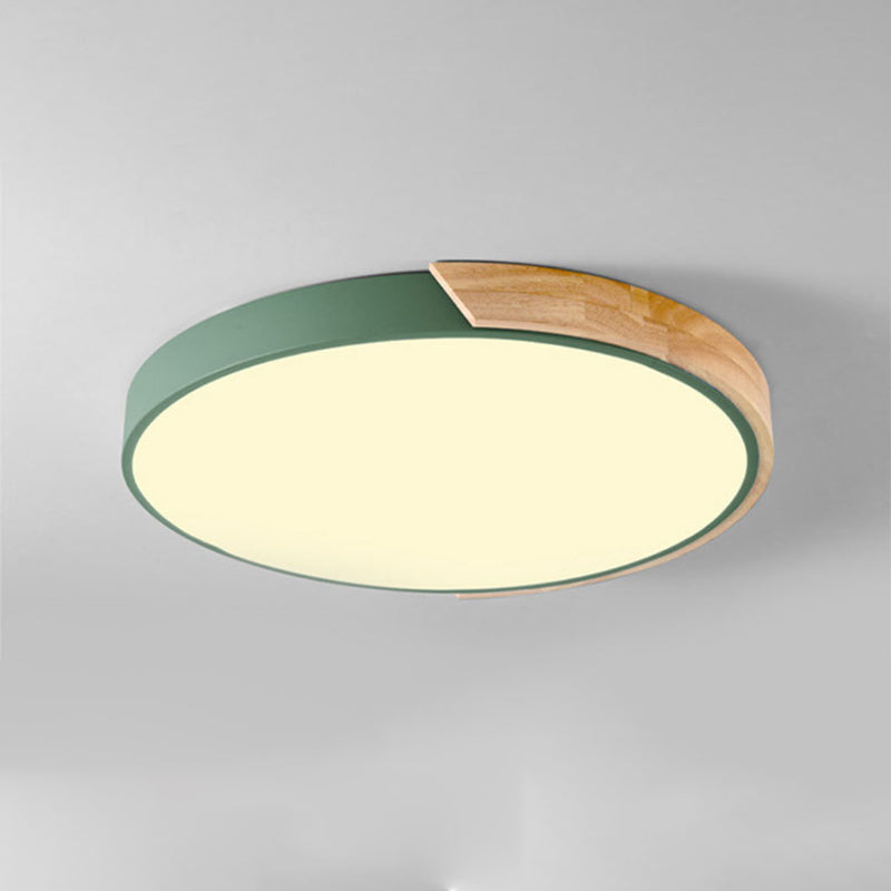 Child Bedroom Living Room Nordic Ceiling Mount Light Macron LED Overhead Lighting