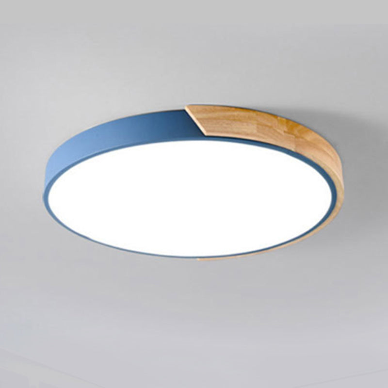 Child Bedroom Living Room Nordic Ceiling Mount Light Macron LED Overhead Lighting
