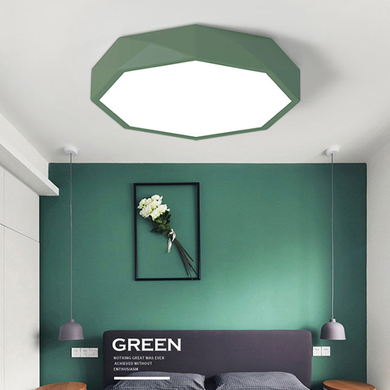 Macron Geometric Light Fixture Metal Acrylic Ceiling Mount Light for Child Bedroom