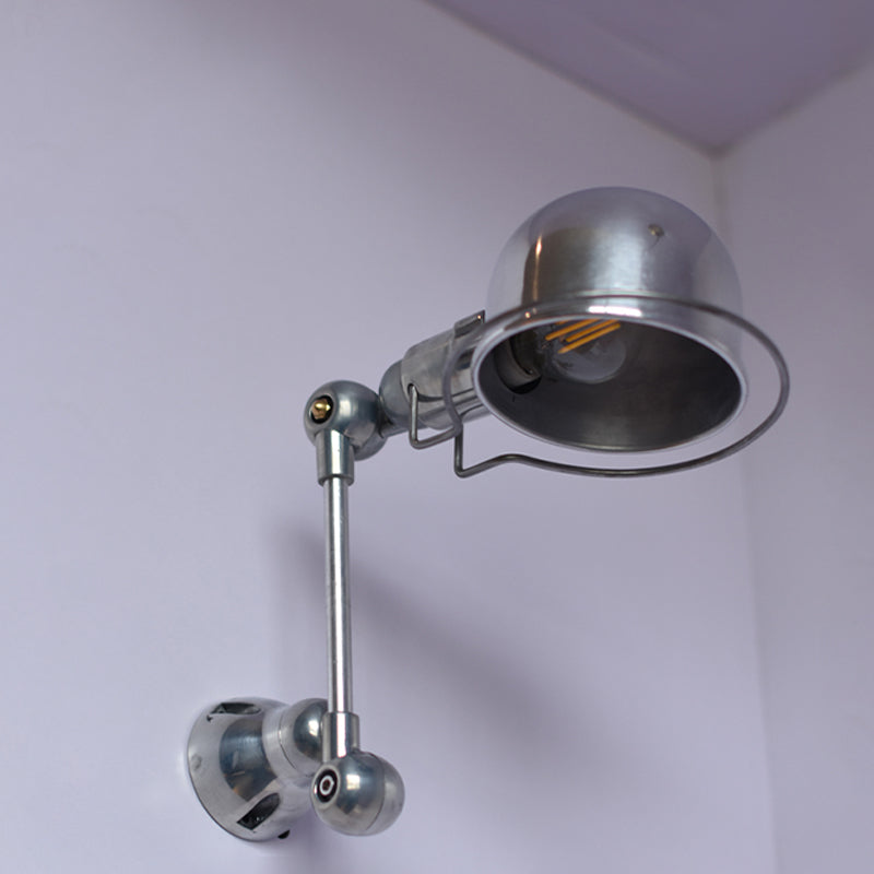 Lámpara de pared de aluminio industrial de lámpara de azúcar de brazo oscilante para restaurante