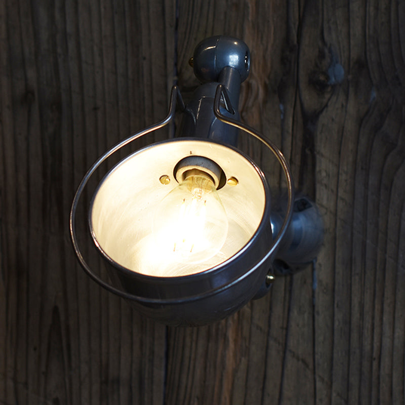 Swing Arm Sconce Light Fixture Industrial Aluminum Wall Lamp for Restaurant