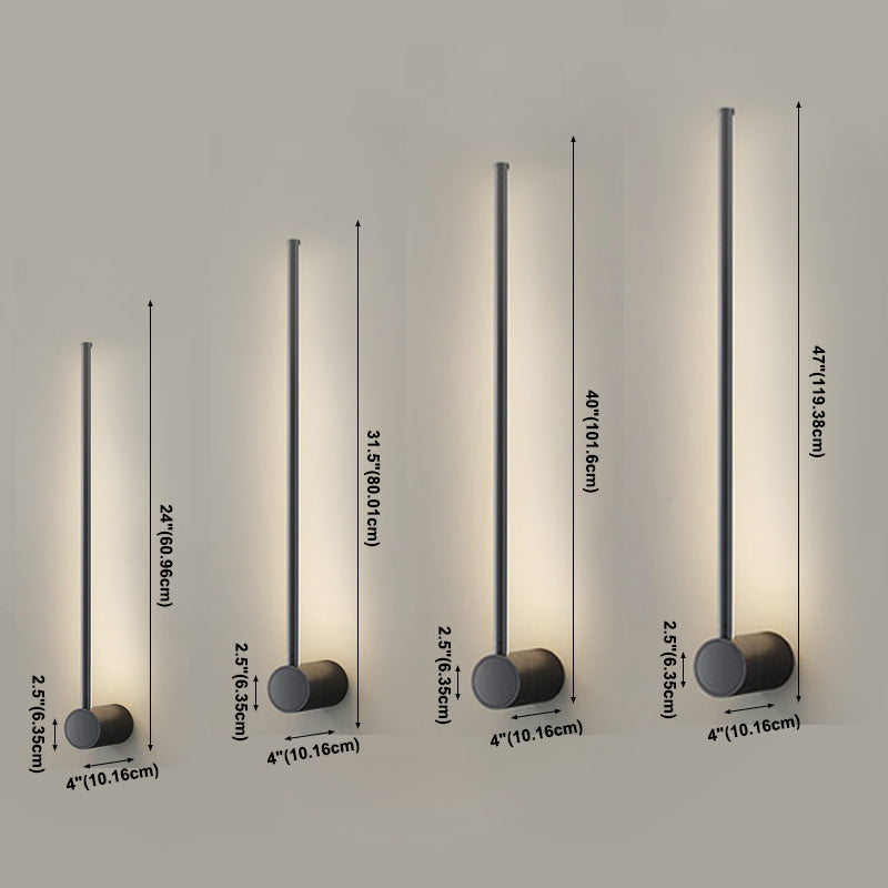 Minimalism LED Line Wall Lamp Modern Flush Mount Sconce Light for Living Room