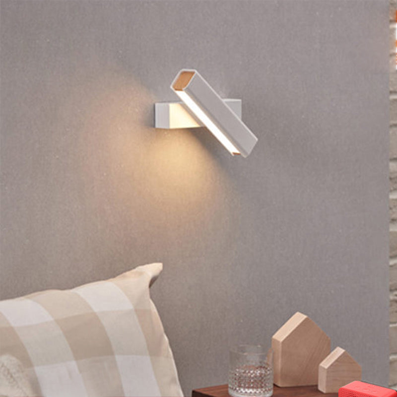 Lámpara de lectura de lectura de led de la noche rotativa.