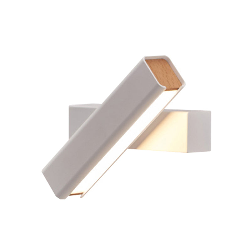 Rotatable Bedside LED Reading Lamp Flush Mount Wall Sconce for Bedroom