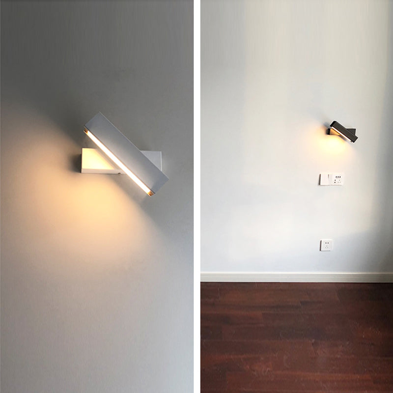 Lámpara de lectura de lectura de led de la noche rotativa.