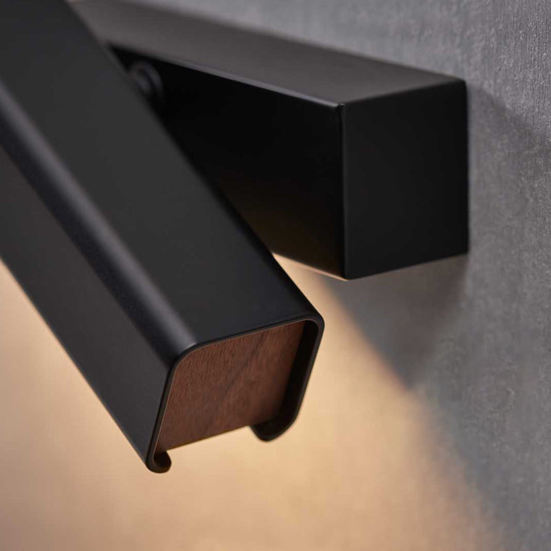 Lámpara de lectura de lectura de led de la noche rotativa.