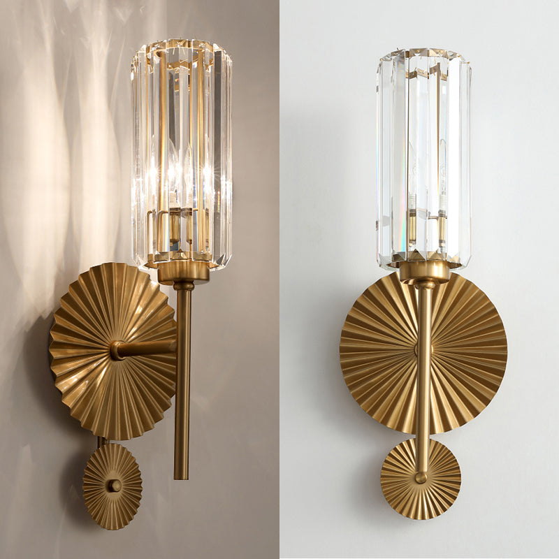 Gold Traditional Style Crystal Wall Mounted Lighting Postmodern Wall Lamp for Living Room Bedroom