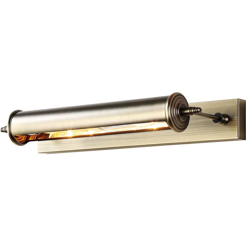 Gold Metal Wall Mounted Lamps Postmodern 1 Blub Wall Sconce for Washing Room