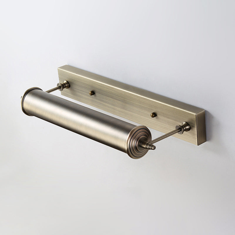 Gold Metal Wall Mounted Lamps Postmodern 1 Blub Wall Sconce for Washing Room