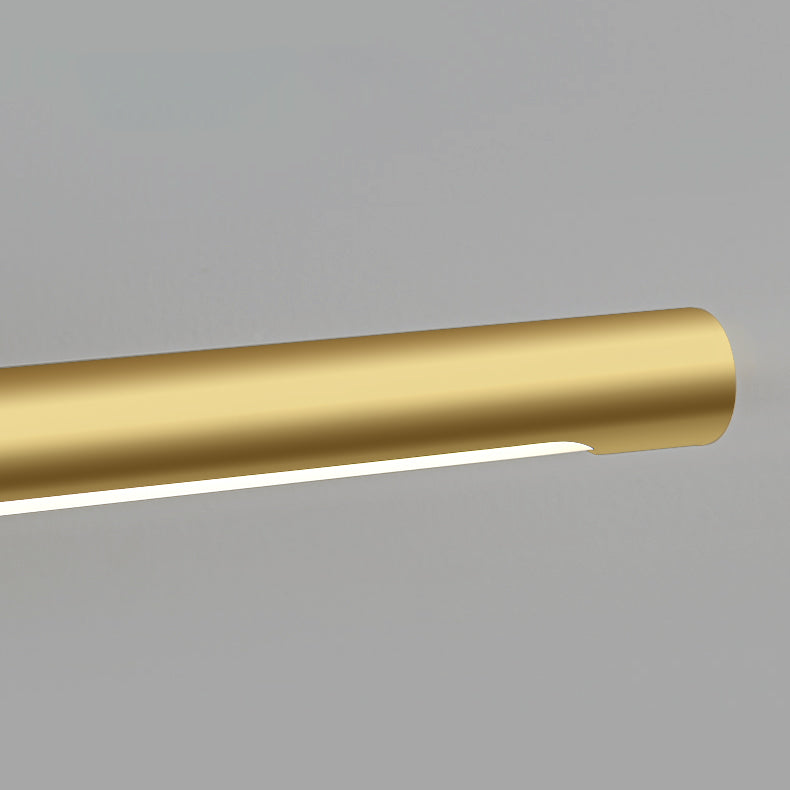 Moderne minimalistische Messingbauernhaus -Wandbeleuchtung über dem Spiegel für Badezimmer