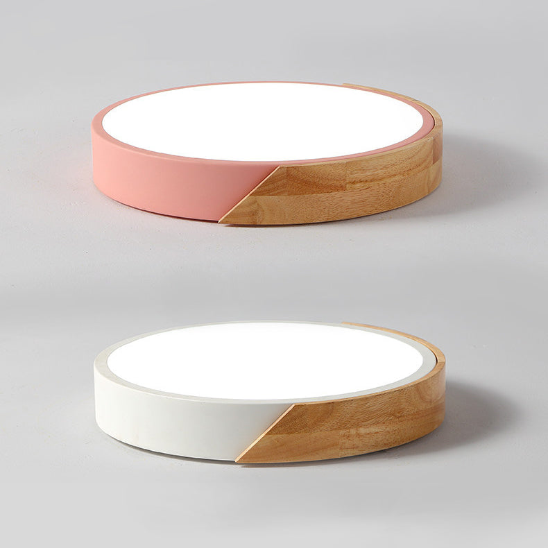 Child Bedroom Flush Mount One-Light Acrylic Metal Nordic LED Ceiling Lamp