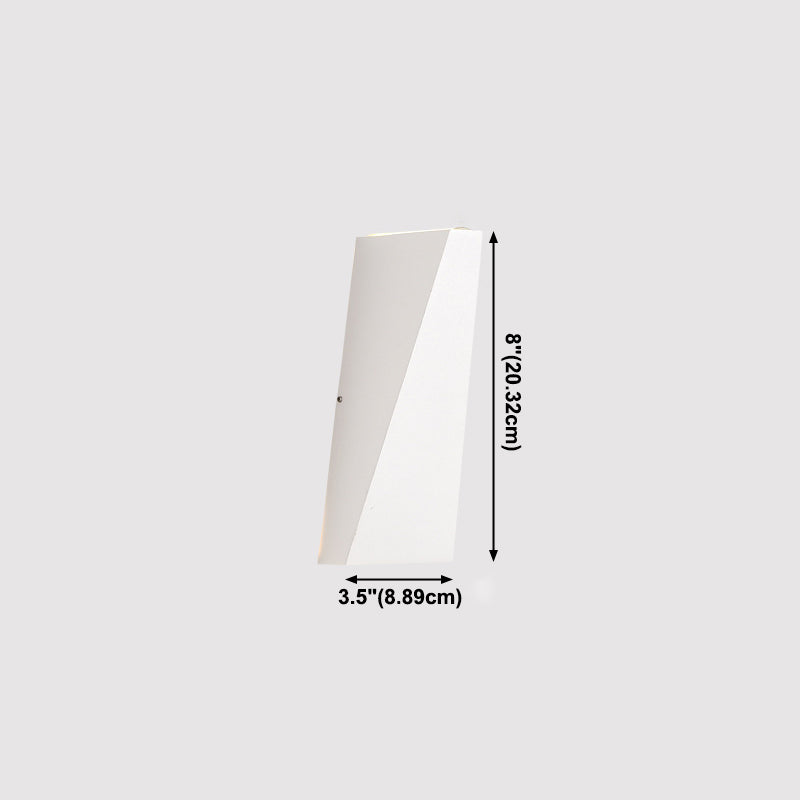 Minimalismo Lámpara de montaje en la pared de aluminio de aluminio al aire libre de aluminio