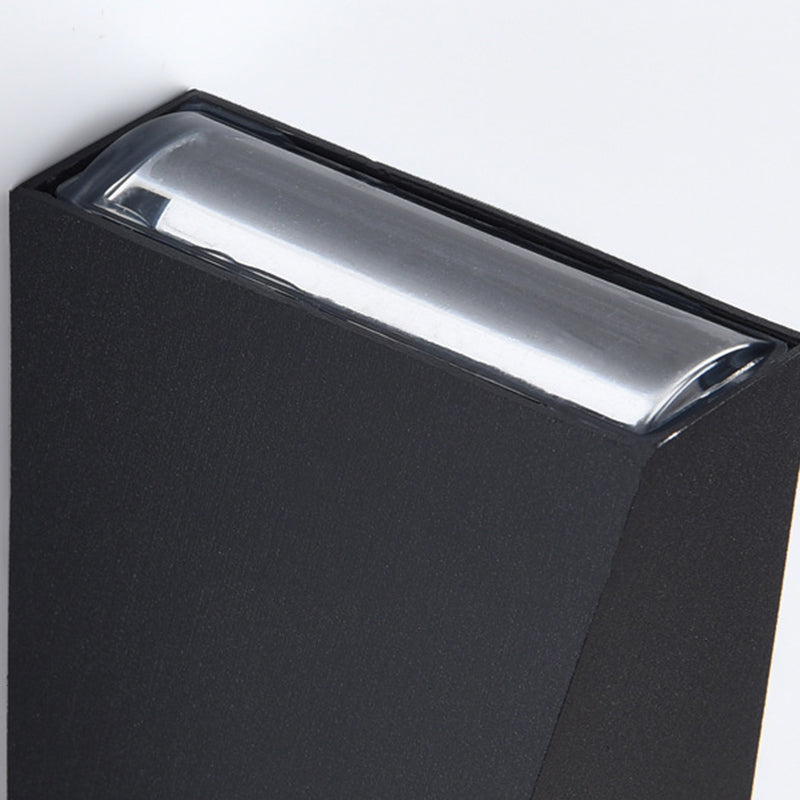 Minimalismo Lámpara de montaje en la pared de aluminio de aluminio al aire libre de aluminio