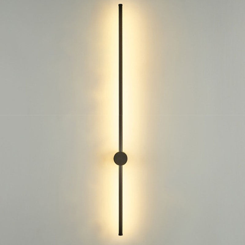 Sombra lineal múltiples luces de pared de pared moderna iluminación de pared de estilo simple