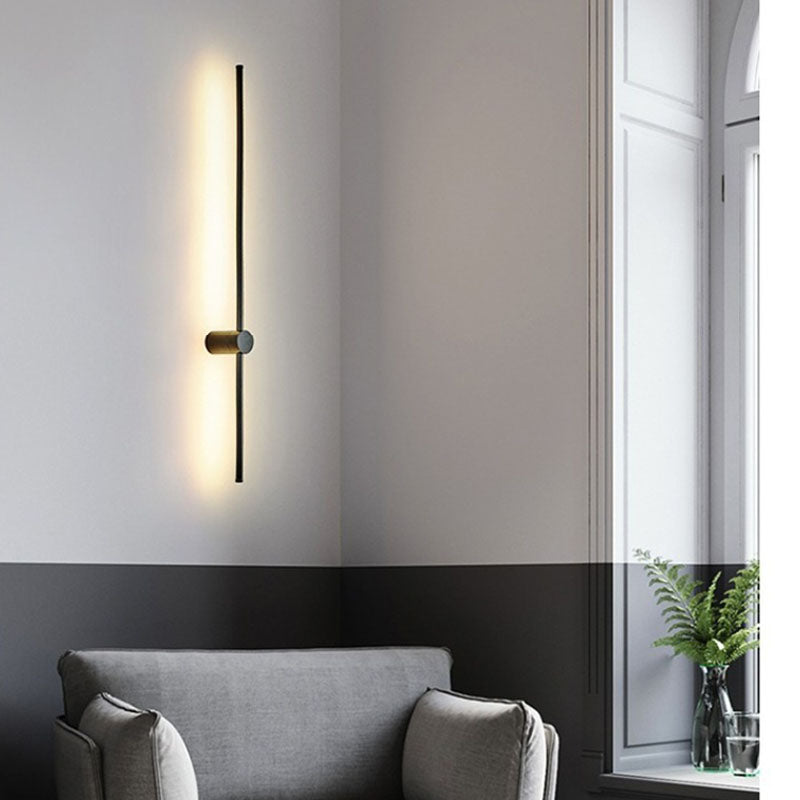 Sombra lineal múltiples luces de pared de pared moderna iluminación de pared de estilo simple