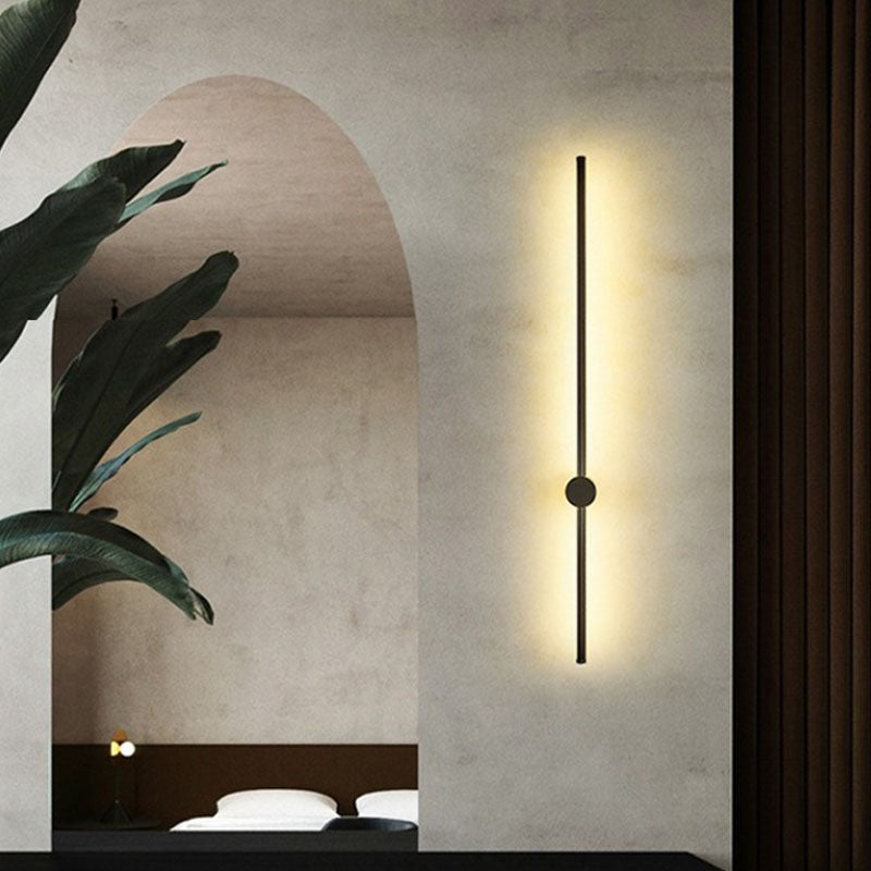 Sombra lineal múltiples luces de pared de pared moderna iluminación de pared de estilo simple