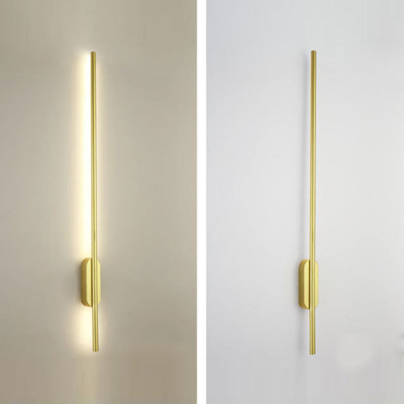 Acconde da parete da parete lineare a 1 illuminazione a 1 luce in oro