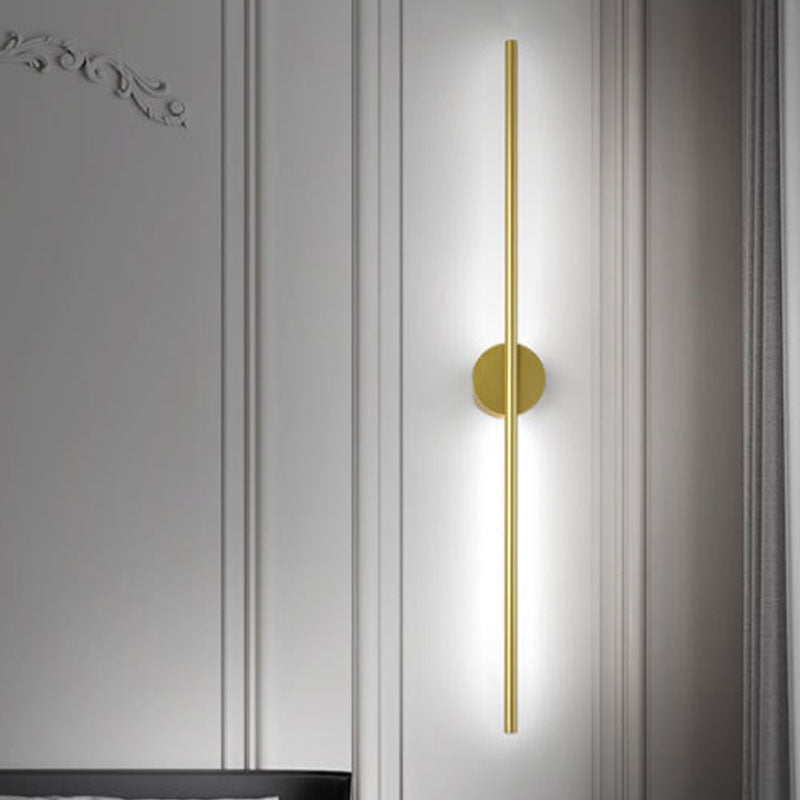 Acconde da parete da parete lineare a 1 illuminazione a 1 luce in oro
