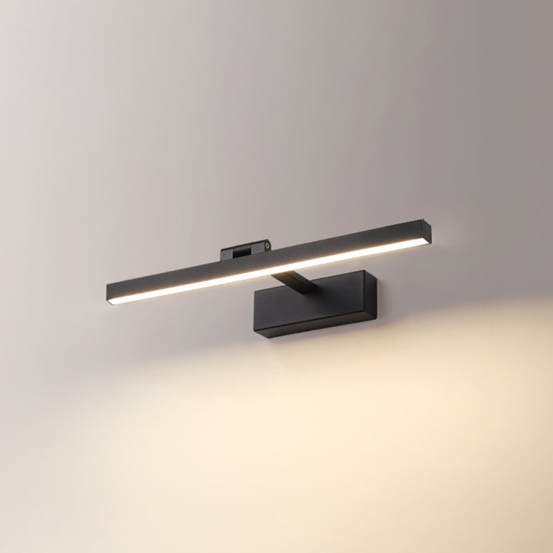 Metal Armed Led Vanity Light Fixtures Modern Style 1-Light Flush Mount Wall Sconce