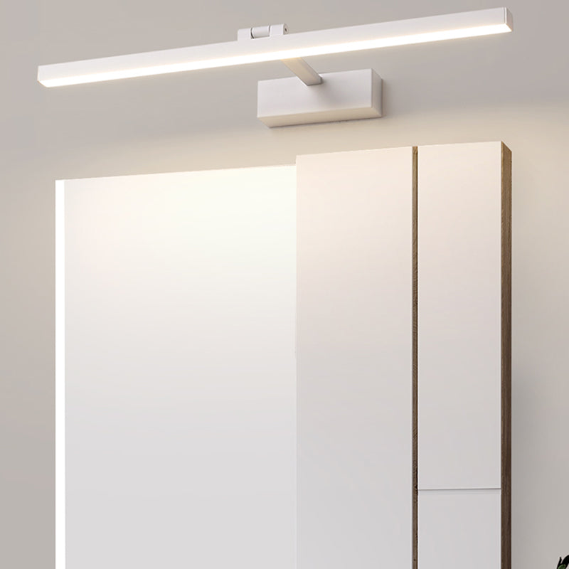 Metal Armed Led Vanity Light Fixtures Modern Style 1-Light Flush Mount Wall Sconce