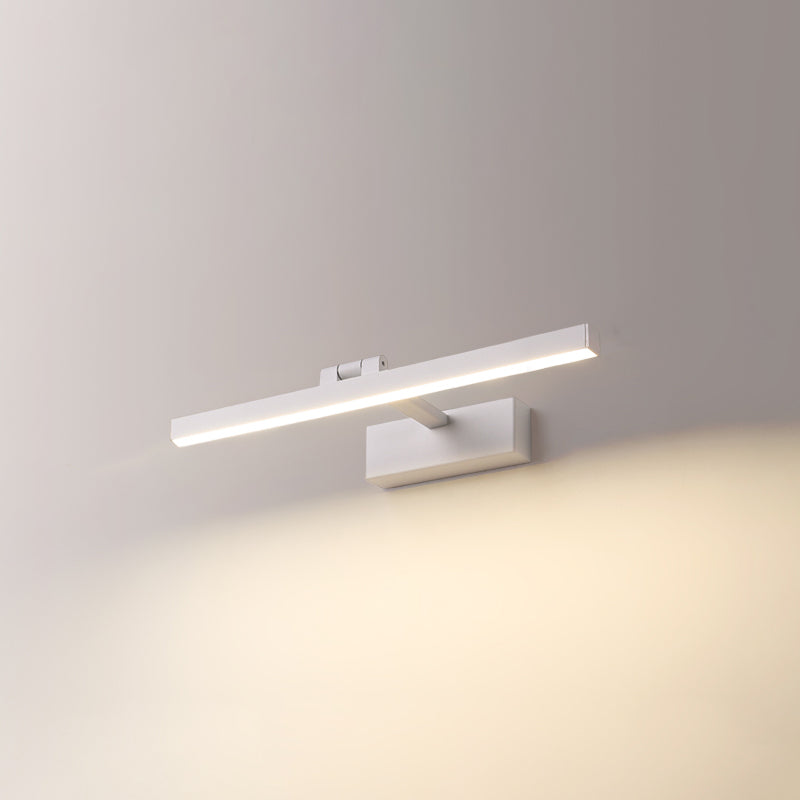 Metal Armed Led Vanity Light Fixtures Modern Style 1-Light Flush Mount Wall Sconce