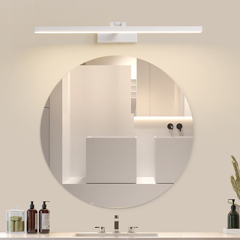Metal Armed Led Vanity Light Fixtures Modern Style 1-Light Flush Mount Wall Sconce