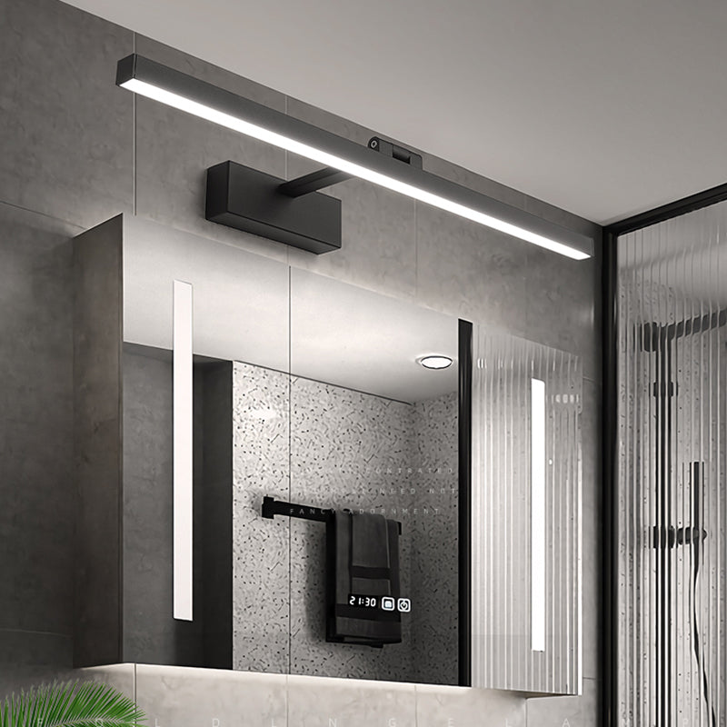 Metal Armed Led Vanity Light Fixtures Modern Style 1-Light Flush Mount Wall Sconce