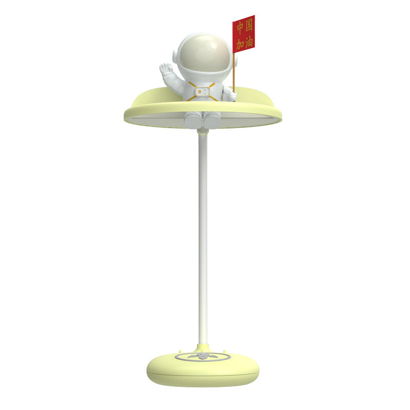 Modern Kids Table Light Timed Astronaut 1-Light Desk Lamp for Children's Room