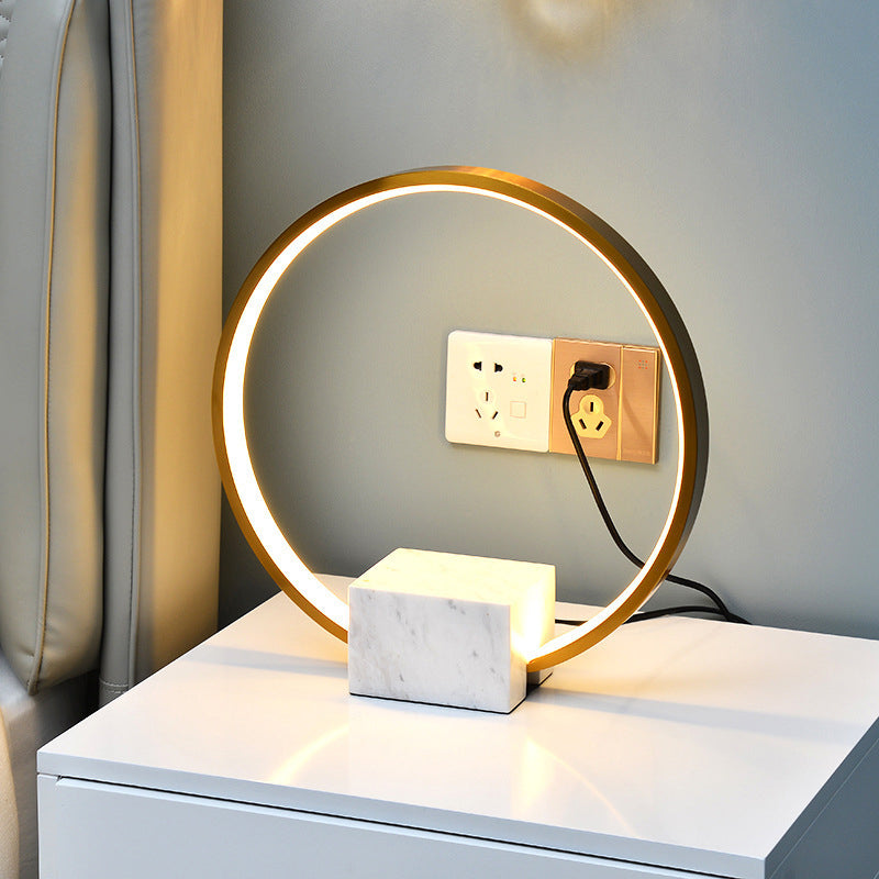 Characteristic Simple Modern Style LED Table Lamp Light for Living Room Bedroom Study