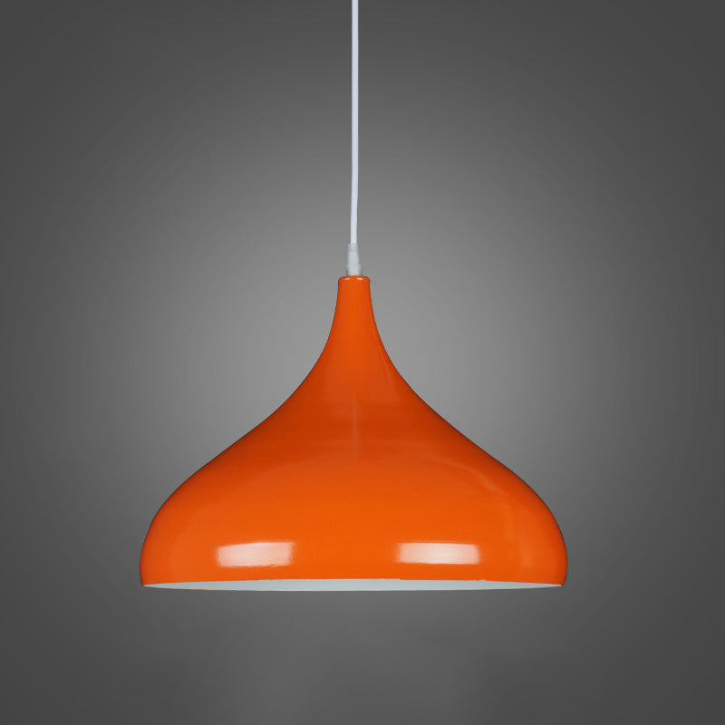 Macaroon metaalhangend licht, Noordse traan 1-licht hangerverlichting voor binnen