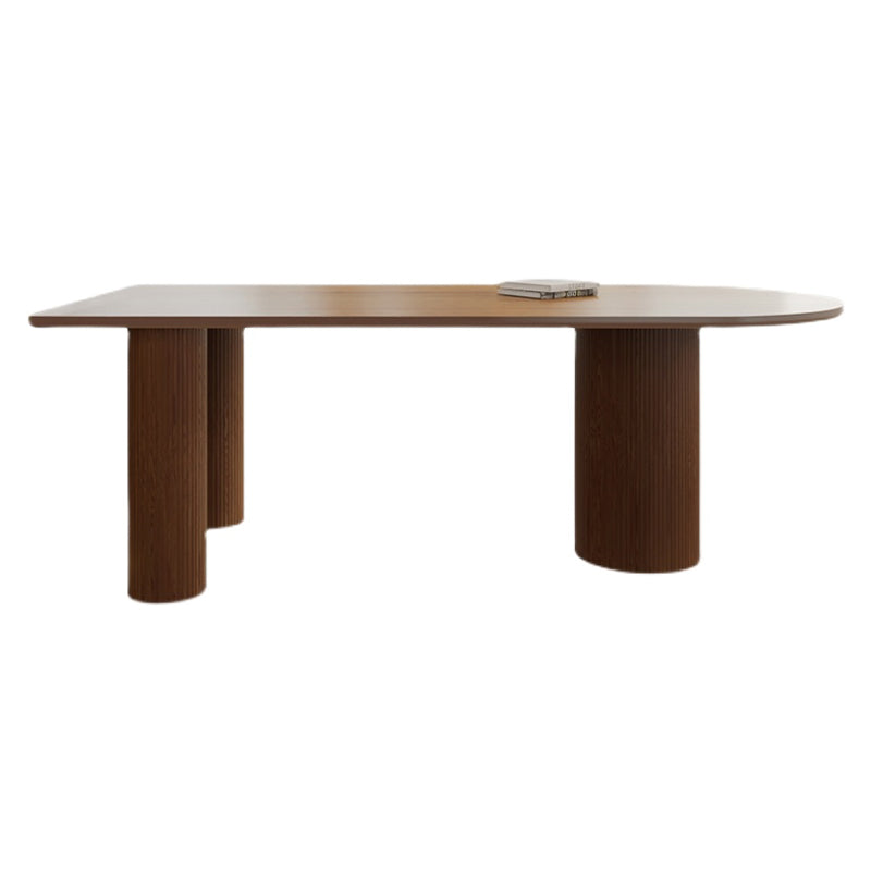 Massivholz moderne Freiform Esstisch Holz Tisch für Esszimmer