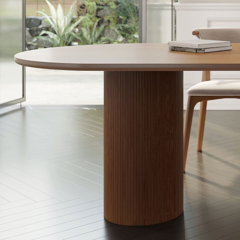 Massivholz moderne Freiform Esstisch Holz Tisch für Esszimmer