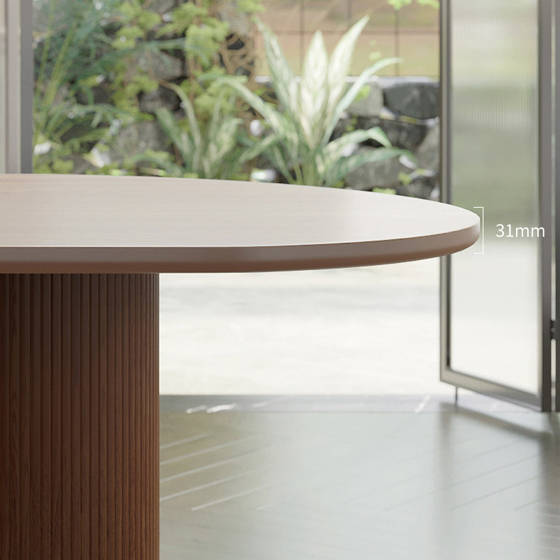 Massivholz moderne Freiform Esstisch Holz Tisch für Esszimmer