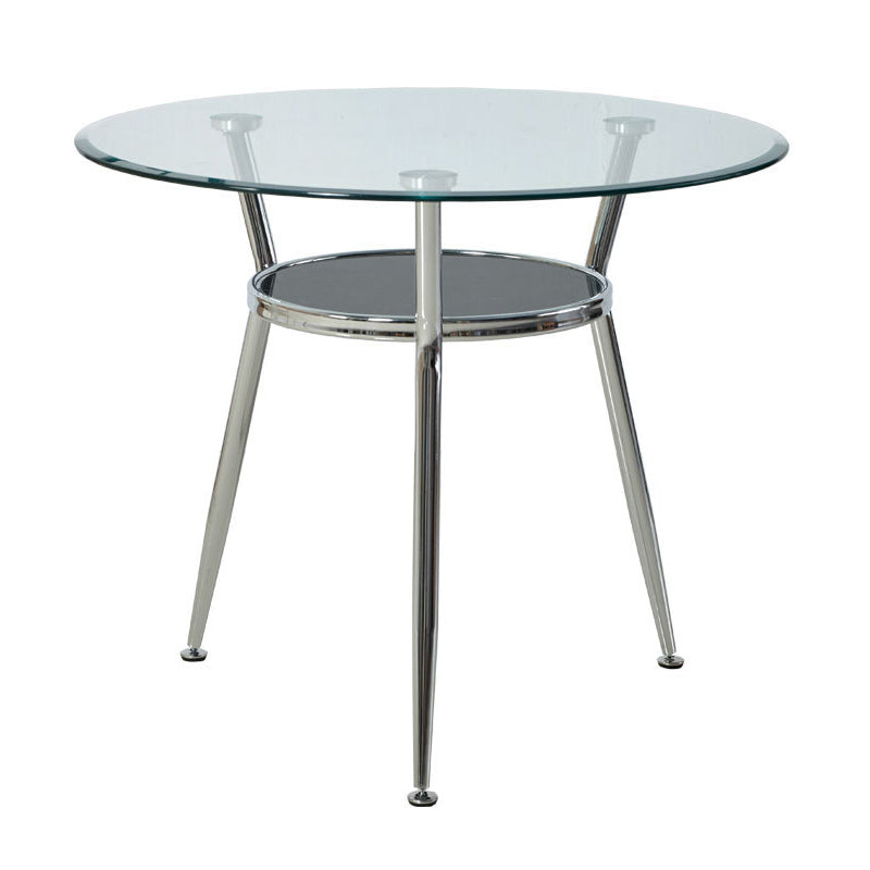 Table de salle à manger ronde contemporaine avec 3 jambes pour salle à manger