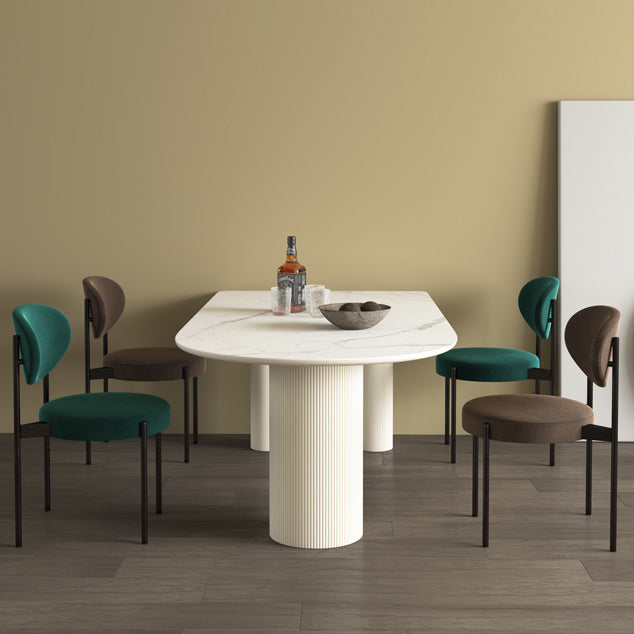 Massivholz zeitgenössische Freiform Esstisch Sintersteiner Tisch für Esszimmer und Küche
