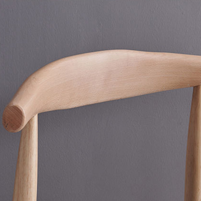 Chaise de salle à manger contemporaine chaise latérale ouverte avec des pattes en bois pour un usage domestique