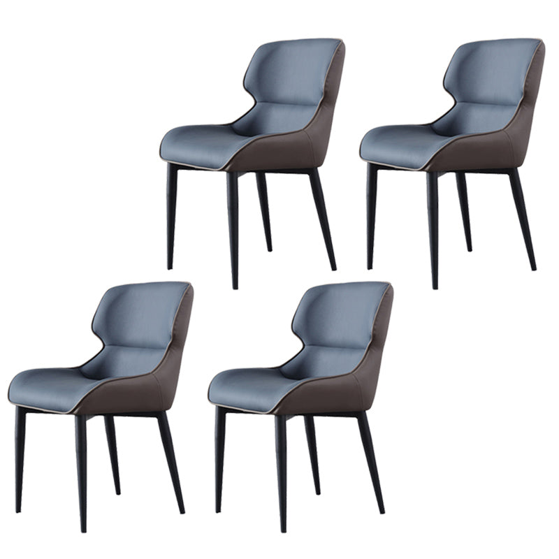 Modern Style Polyurethane Dining Chair 17'' Wide Parsons Chair for Kitchen
