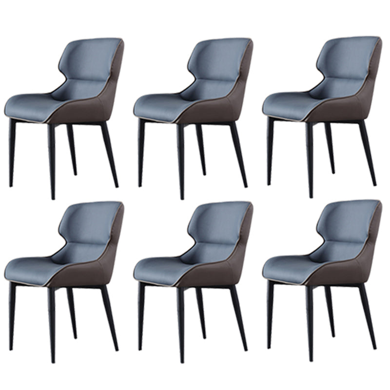 Modern Style Polyurethane Dining Chair 17'' Wide Parsons Chair for Kitchen