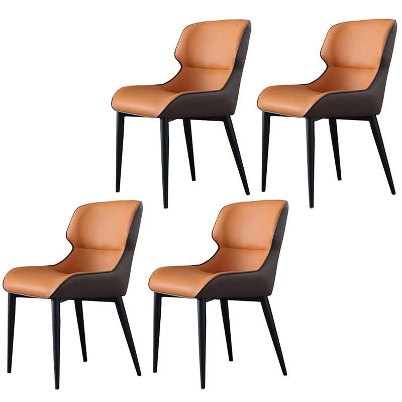 Modern Style Polyurethane Dining Chair 17'' Wide Parsons Chair for Kitchen