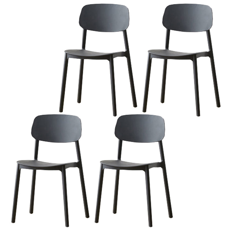 Plastic à dos ouvert en plastique moderne 32 "H CAISE SANS LA PRODUCTION DU DINAGE pour restaurant