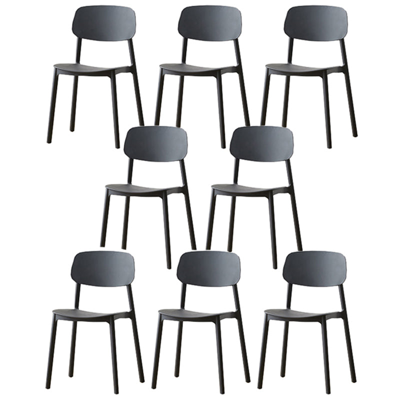 Plastic à dos ouvert en plastique moderne 32 "H CAISE SANS LA PRODUCTION DU DINAGE pour restaurant