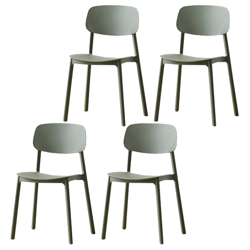 Plastic à dos ouvert en plastique moderne 32 "H CAISE SANS LA PRODUCTION DU DINAGE pour restaurant