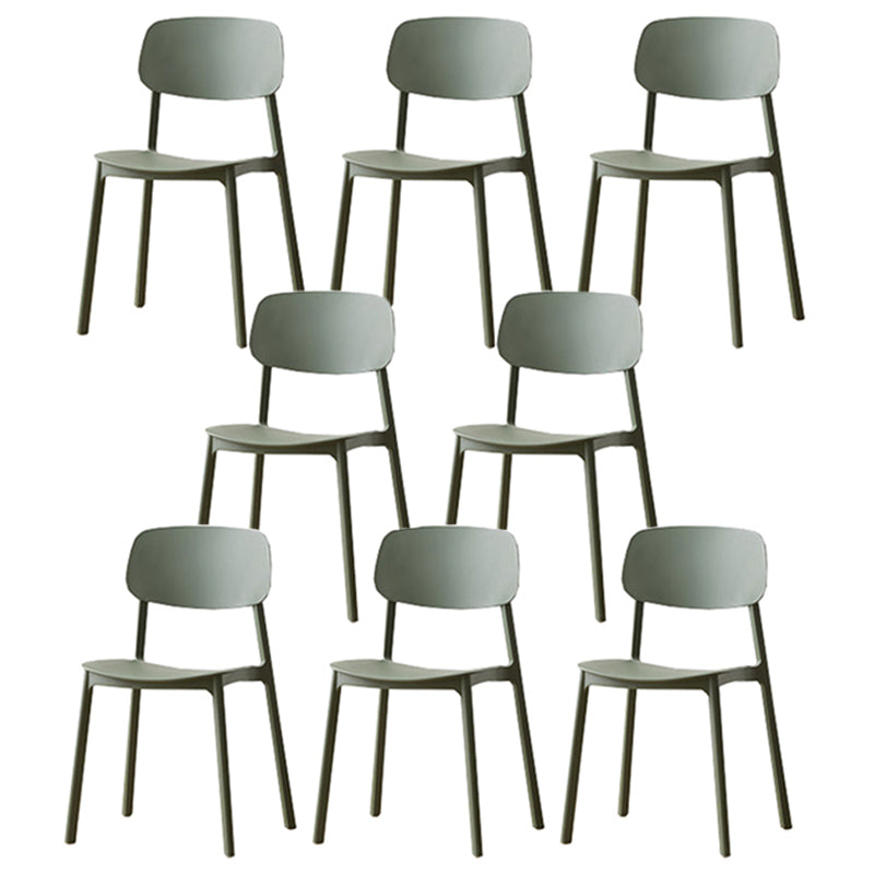 Plastic à dos ouvert en plastique moderne 32 "H CAISE SANS LA PRODUCTION DU DINAGE pour restaurant