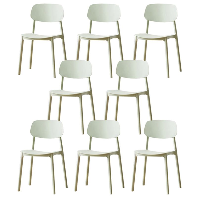 Plastic à dos ouvert en plastique moderne 32 "H CAISE SANS LA PRODUCTION DU DINAGE pour restaurant