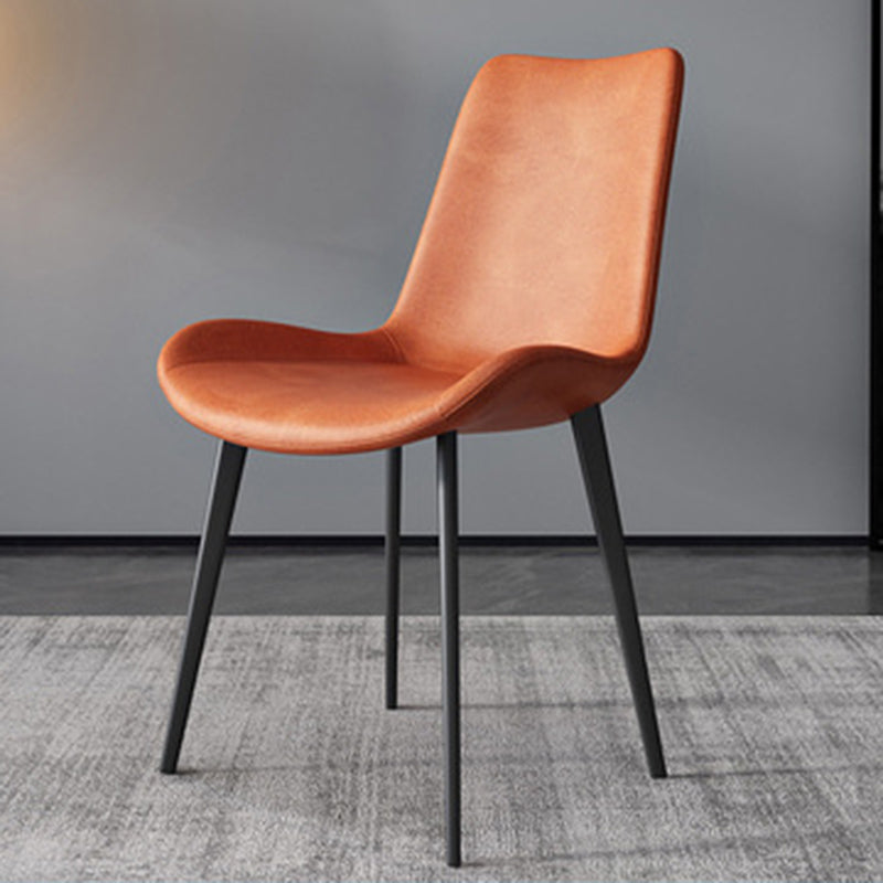 Modern Style Microfiber Leather Chair 20'' Wide Parsons Chair for Home